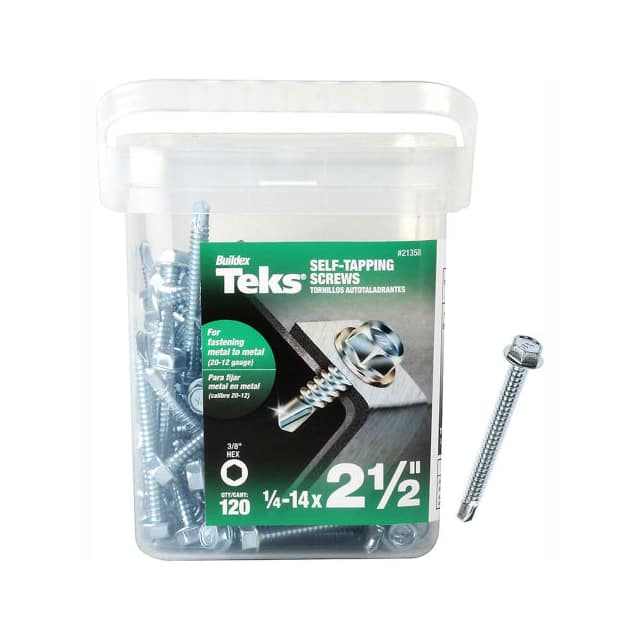 21358 SELF-DRILLING SCREW, #14X2-1/2,
