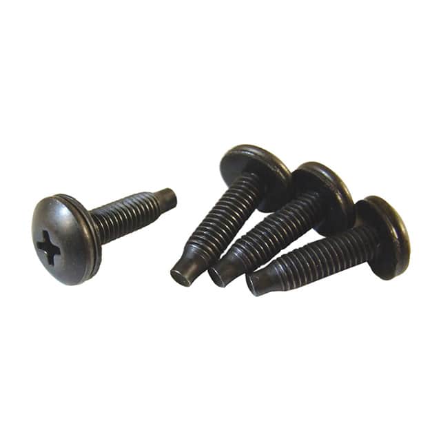 H1032BK10 MACH SCREW OVAL PHIL 10-32 10/PK
