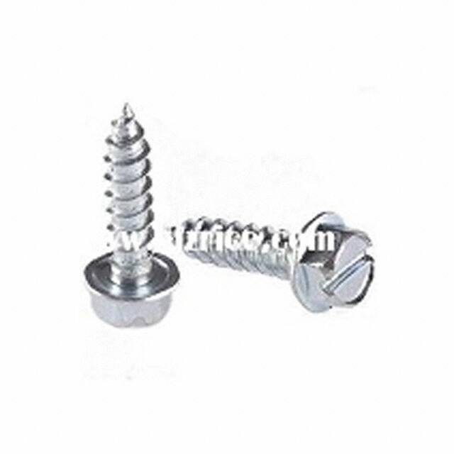 9580 SHEET MTL SCREW HEX SLOTTED #10