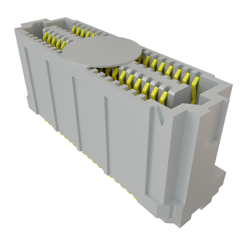 ADF6-20-07.5-L-4-2-A-TR Samtec ADF6-20-07.5-L-4-2-A-TR is an 80-position, 4-row, 0.64mm pitch high density array socket with gold-plated contacts and surface mount termination.