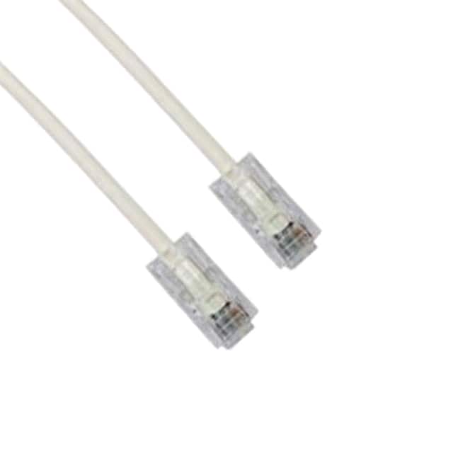 UTPSP7GYY CABLE MOD 8P8C PLUG TO PLUG 7'