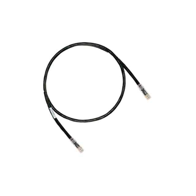UTPK6A5MBL KEYED COPPER PATCH CORD, CAT 6A,