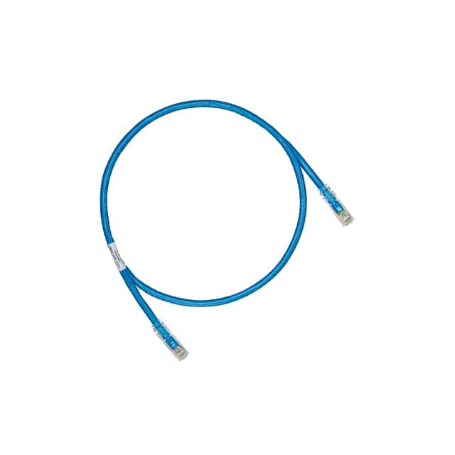 UTPK6A5MBU KEYED COPPER PATCH CORD, CAT 6A,