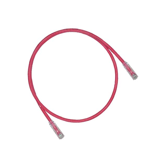 UTPK6A14RD KEYED COPPER PATCH CORD, CAT 6A,