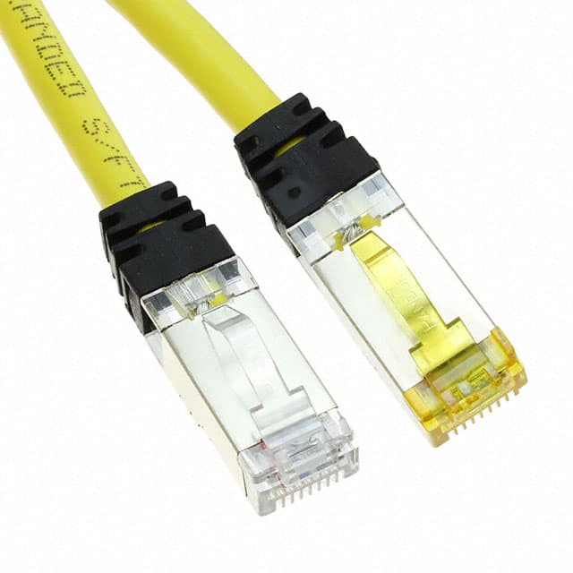 STPK6X1MYL KEYED COPPER PATCH CORD, CAT 6A,