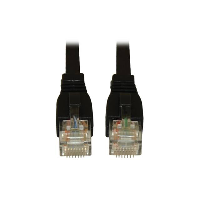 N261-025-BK CABLE MOD 8P8C PLUG TO PLUG 25'