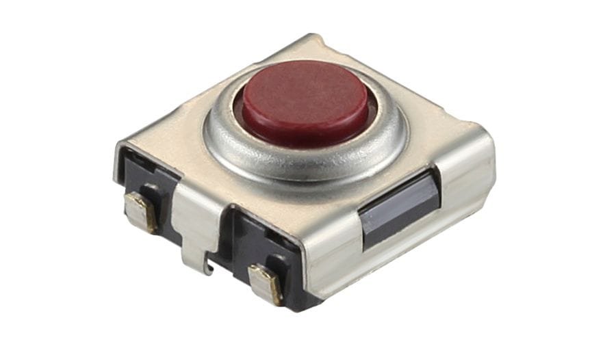 SKHUQGE010 The Alps Alpine SKHUQGE010 is a surface mount tactile switch from the SKHU series. It offers a sharp feeling operation and a dust-proof design.