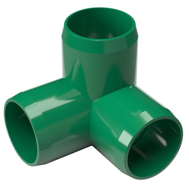 050-3W-GR 1/2" 3-WAY PVC FITTING, GREEN