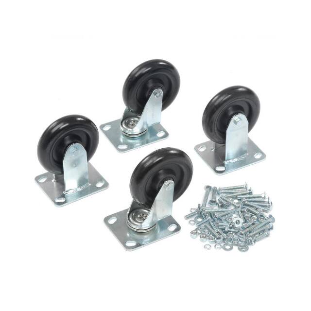 3153WAS-KIT POLYURETHANE CASTER KIT 2 SWIVEL