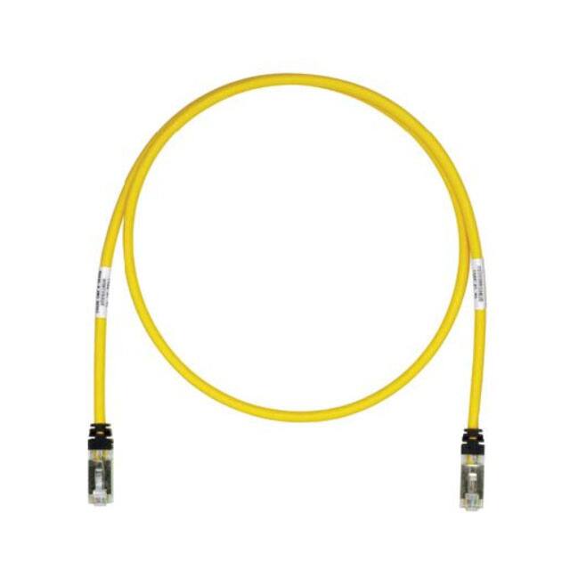 STP6X6YL COPPER PATCH CORD, CAT 6A, YELLO