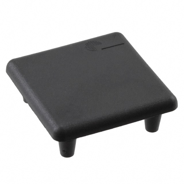 4010421 PLASTIC END CAP 40MM, BLACK