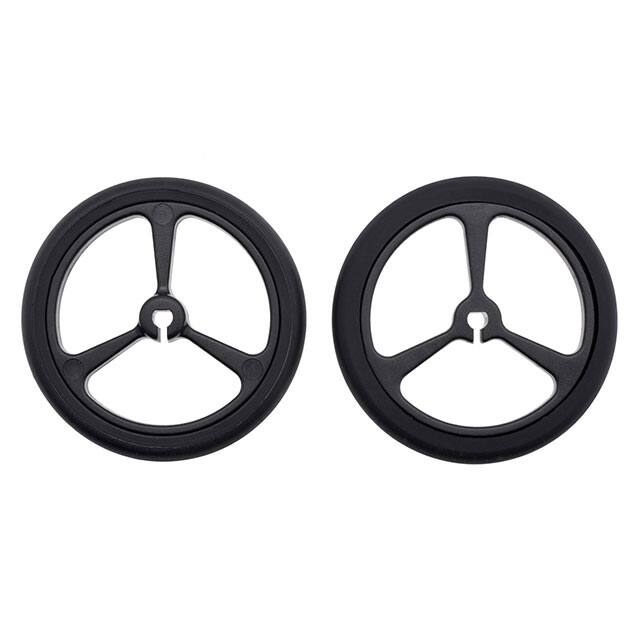 1452 WHEEL 40X7MM PAIR - BLACK