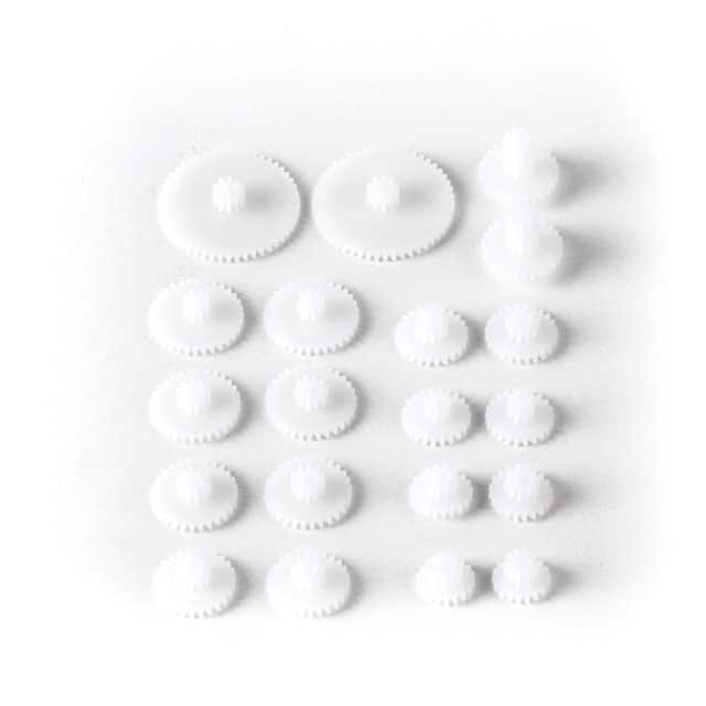 LS-00022 PLASTIC TWIN GEAR SET 20PCS