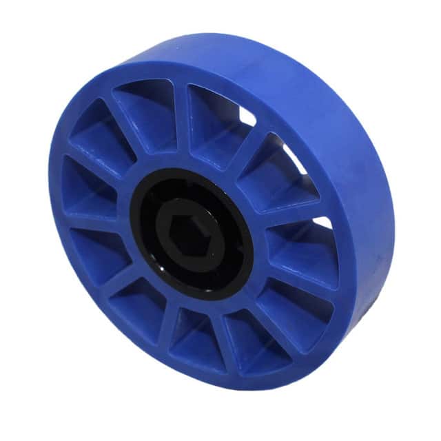 AM-3480_BLUE 4" COMPLIANT WHEEL 1/2" HEX 50A