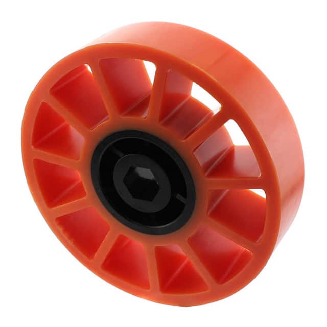 AM-3480_ORANGE 4" COMPLIANT WHEEL 1/2" HEX 40A