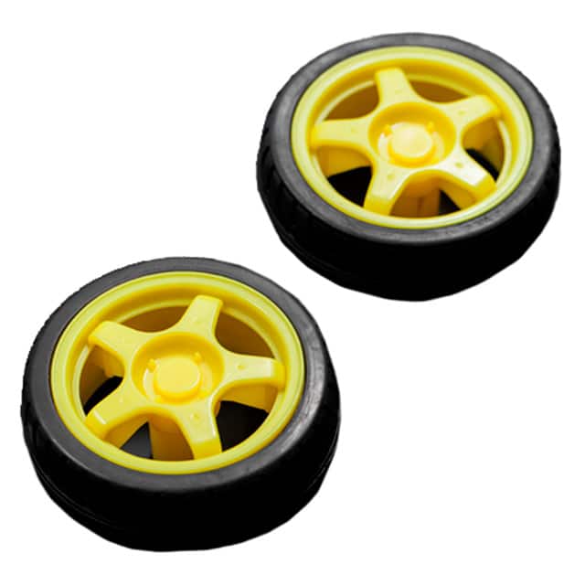 FIT0003 RUBBER WHEEL FOR A4WD AND A2WD