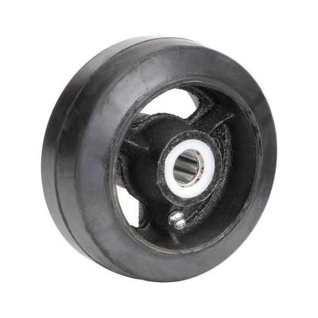 CW-520-MOR 5/8 MOLD-ON RUBBER WHEEL, AXLE SIZE