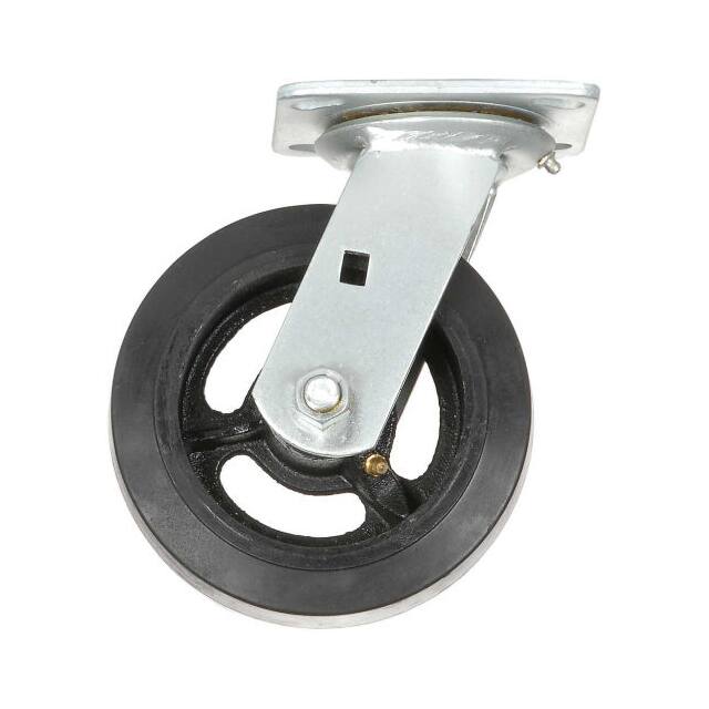 62-6ML 6" MOLD-ON RUBBER WHEEL, HEAVY D