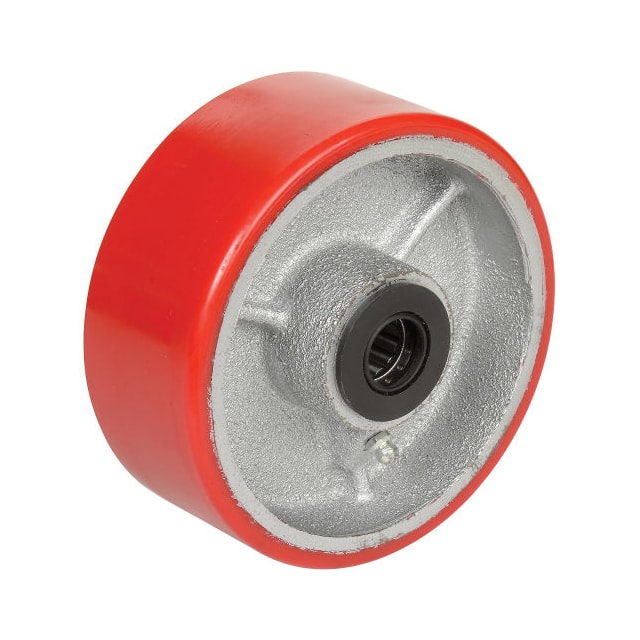 748725A 5X2" POLYURETHANE WHEEL, 1/2" AX