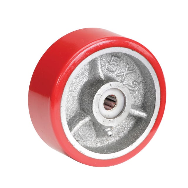 CW-520-PS 5/8 5X2" POLYURETHANE WHEEL, 5/8" AX