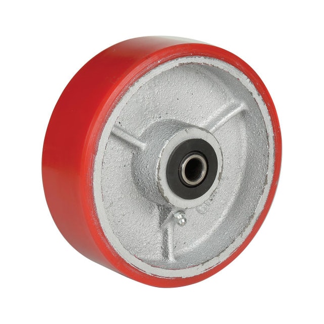 748729A 6X2" POLYURETHANE WHEEL, 1/2" AX