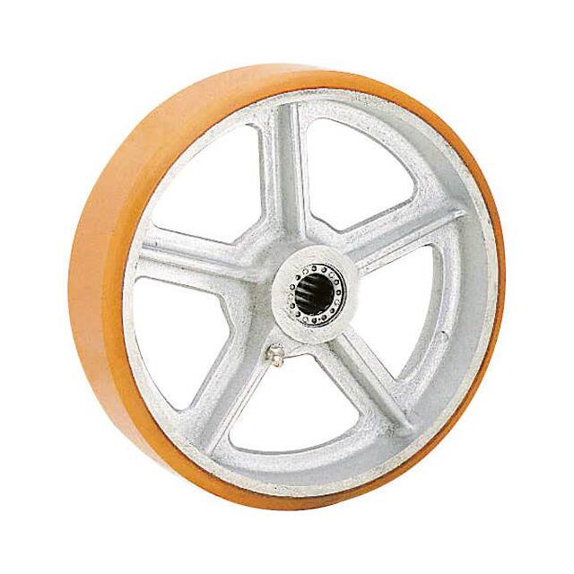 CW-415-PSRB POLYURETHANE WHEEL, AXLE SIZE 3/