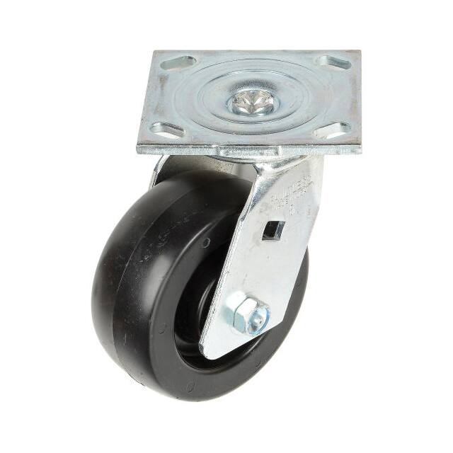 1461-5 SWIVEL PLATE CASTER, 5" POLYOLEF