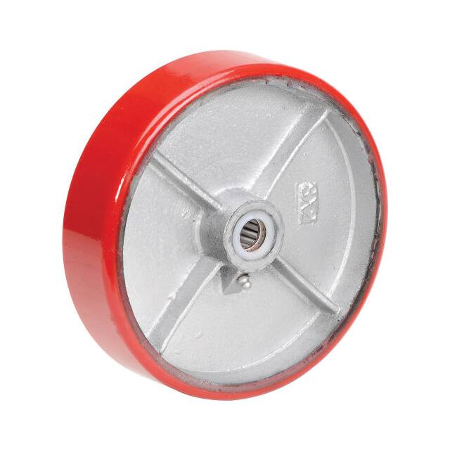 CW-820-PSRB 8X2" POLYURETHANE WHEEL, 3/4" AX