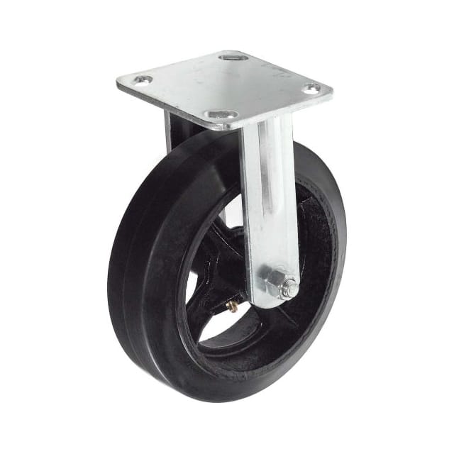 TP70R-8-RAL 8" MOLD-ON RUBBER WHEEL, HEAVY D