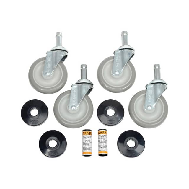 585181A STEM CASTERS, 5" POLYURETHANE WH