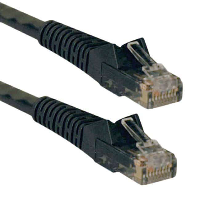 N201-100-BK CABLE MOD 8P8C PLUG TO PLUG 100'