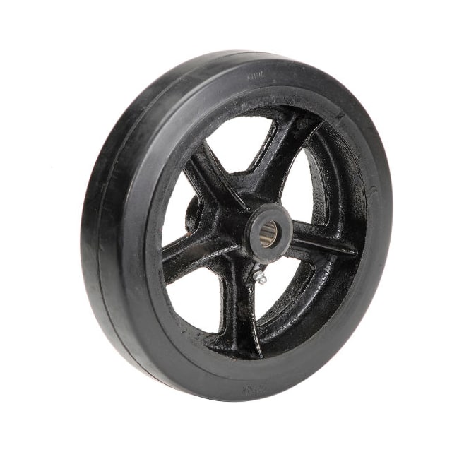 CW-1025-MOR 3/4 10X2-1/2" MOLD-ON RUBBER WHEEL,