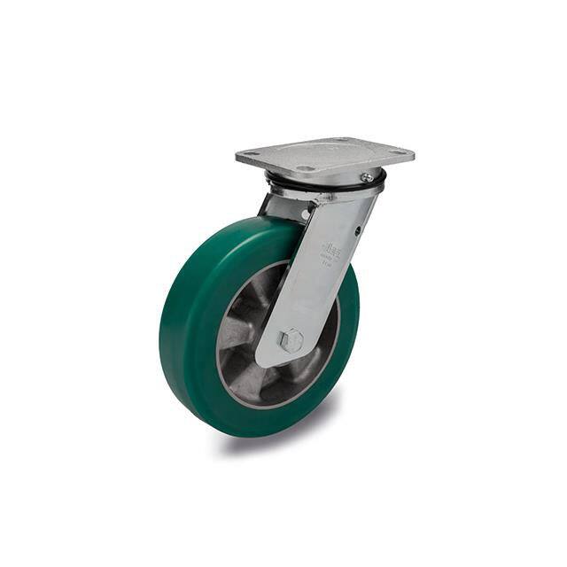 452433 RE.F2-SSL-WH, CASTORS WITH BRACK
