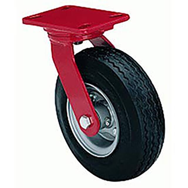 S-7008-PR SWIVEL CASTER, 8" PNEUMATIC, 330