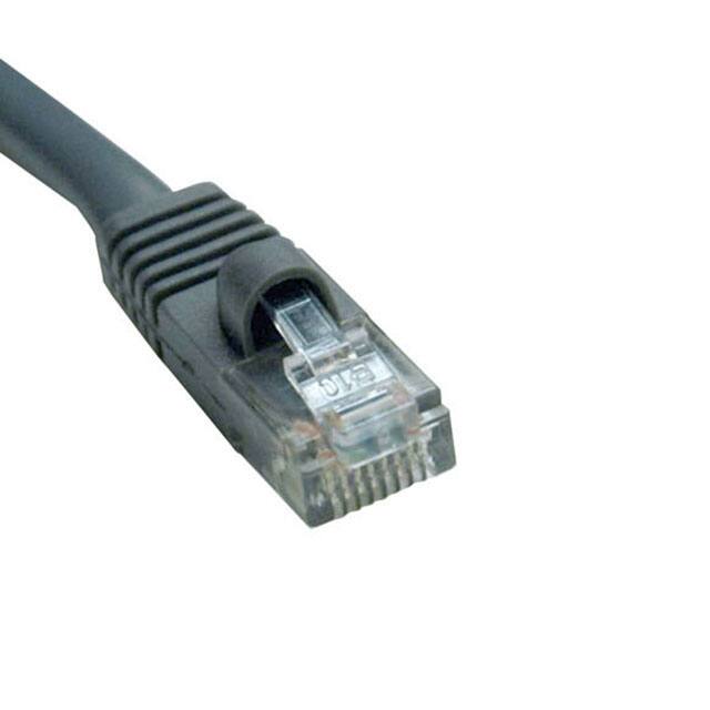 N007-050-GY CABLE MOD 8P8C PLUG TO PLUG 50'