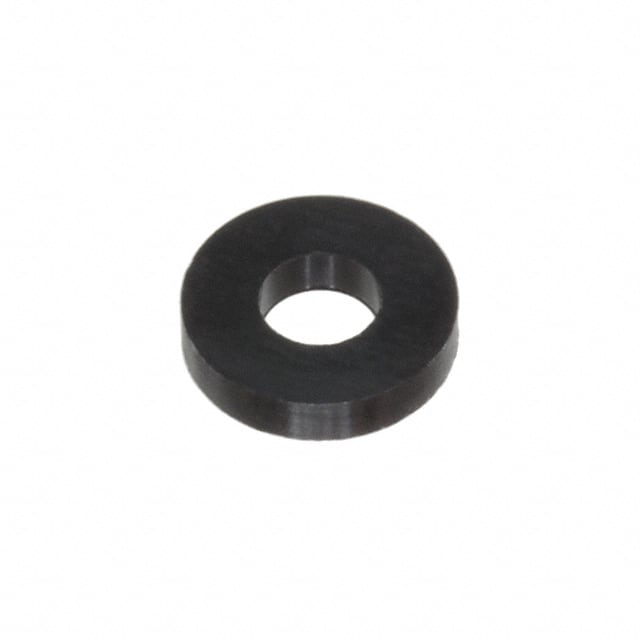 16FW006032B FLAT WASHER, NYLON, BLACK, .140
