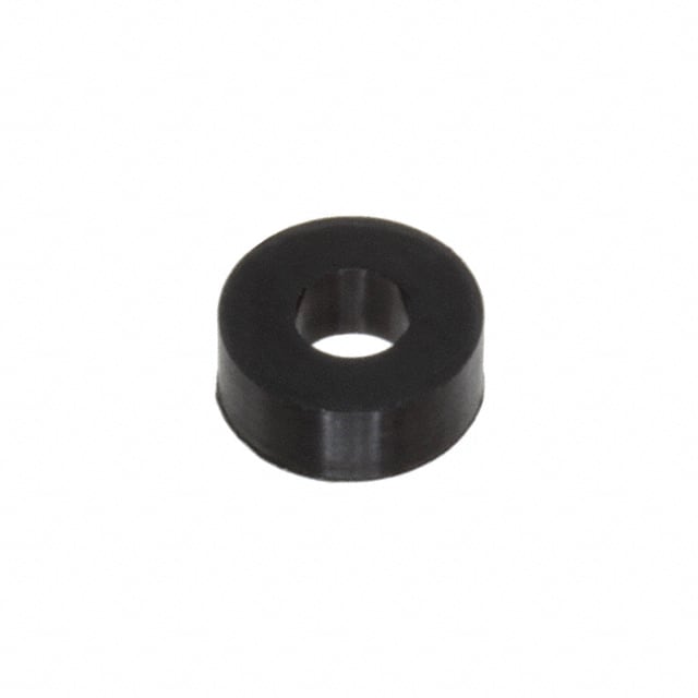 16FW004093B FLAT WASHER, NYLON, BLACK, .115
