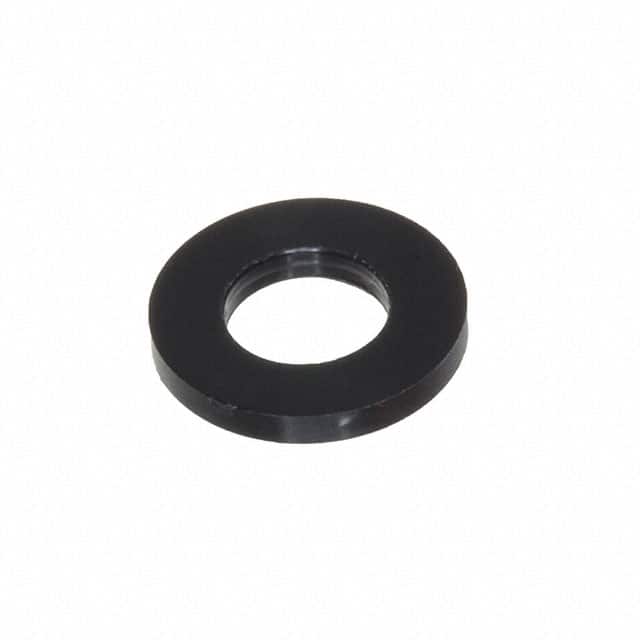 16FW250062B FLAT WASHER, NYLON, BLACK, .257