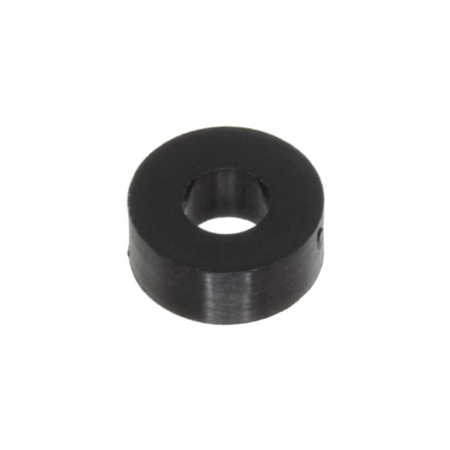 16FW006125B FLAT WASHER, NYLON, BLACK, .140