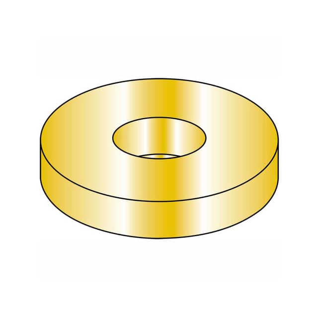 B2101317 FLAT WASHER, 1/4", MEDIUM CARBON