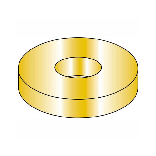 B2100976 FLAT WASHER, 3/8", STEEL, ZINC Y