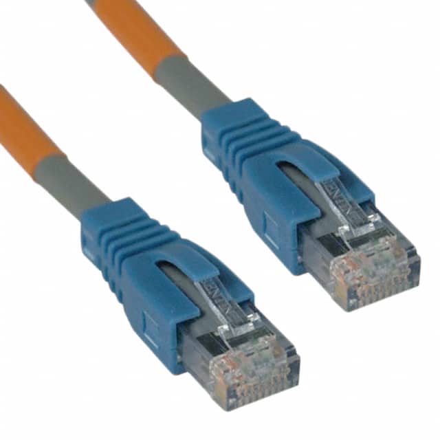 N201-100-GY-P CABLE MOD 8P8C PLUG TO PLUG 100'