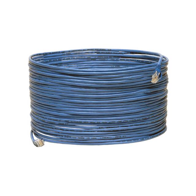 N003-075-BL-P CABLE MOD 8P8C PLUG TO PLUG 75'
