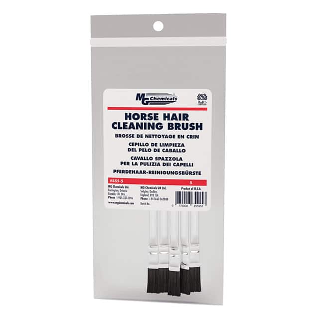 855-5 BRUSH CLEANING HORSE MED 5PCS