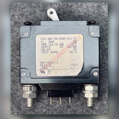 CA1-B2-34-630-311-C The Littelfuse Inc. CA1-B2-34-630-311-C is a 1-pole circuit breaker designed for panel mounting. It offers a 30A current rating and a 480V voltage rating.