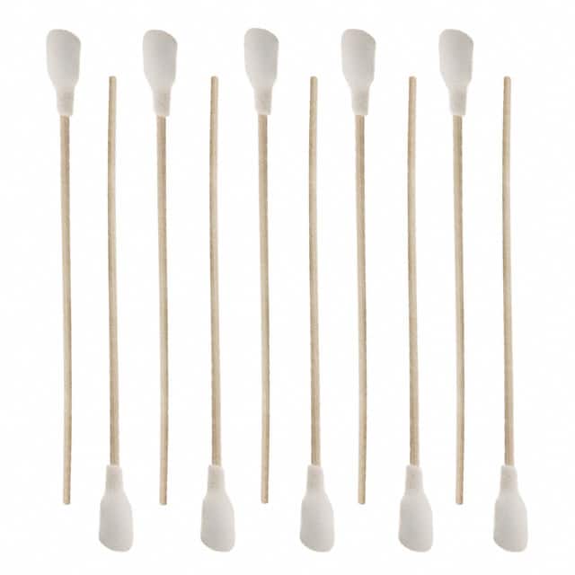 812-10 SWAB FOAM OVR CTTN SNGL END 10PC
