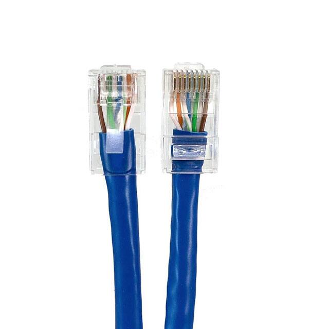E08-001BL-NB 1' CAT 6 Patch Cable No Boots