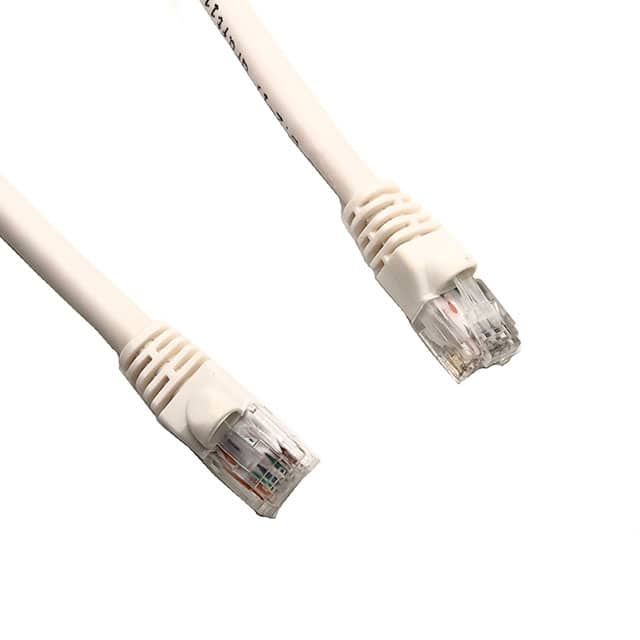 284-014W-RH CAT5E SNAG FREE MOLD WHITE 14FT