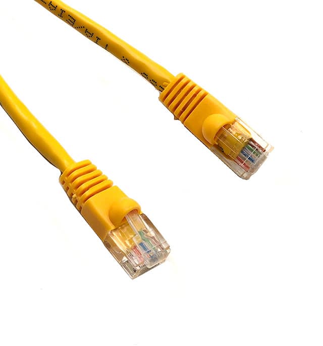 267-003Y-RH CAT6 SNAG FREE MOLD YELLOW 3FT