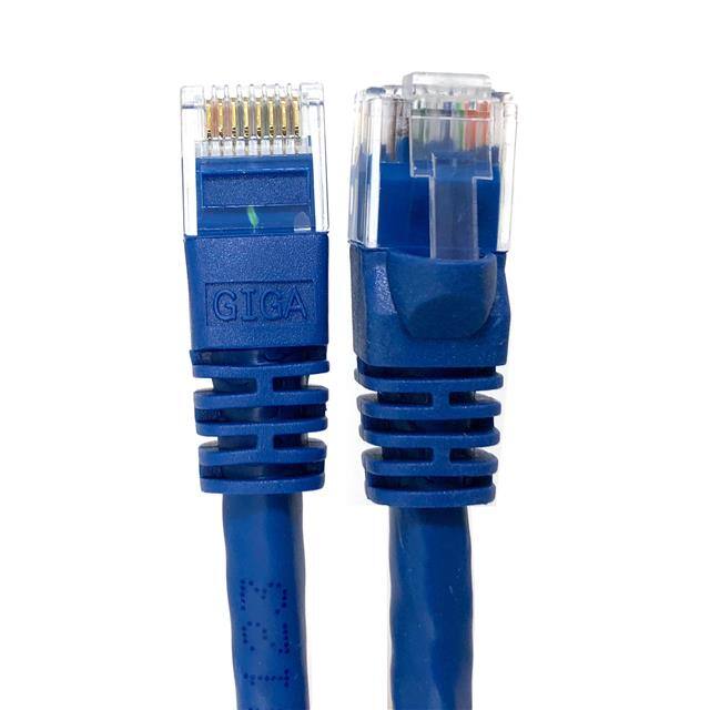 E08-003BL Cable CAT6 Mold Blue 8P8C  3'